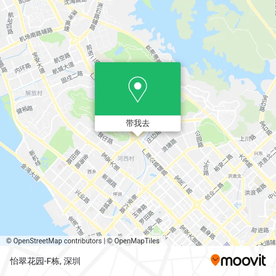 怡翠花园-F栋地图