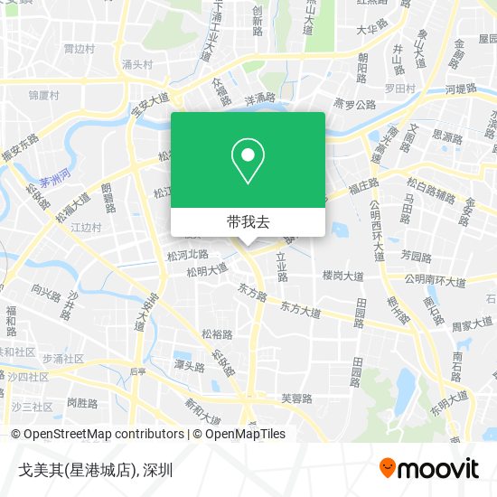戈美其(星港城店)地图