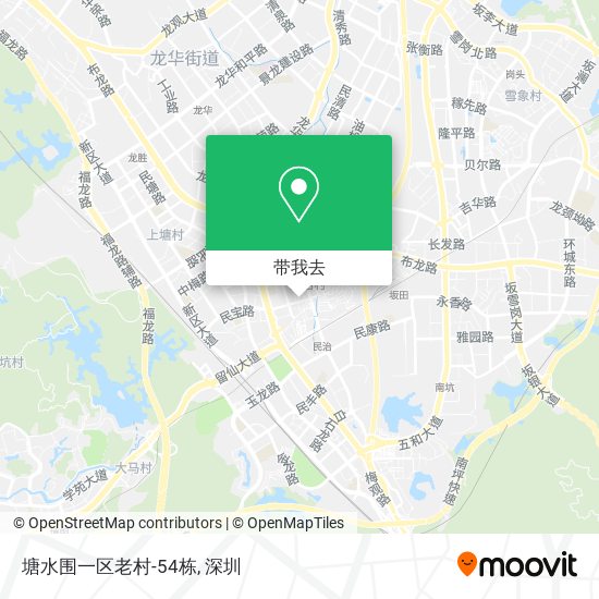 塘水围一区老村-54栋地图