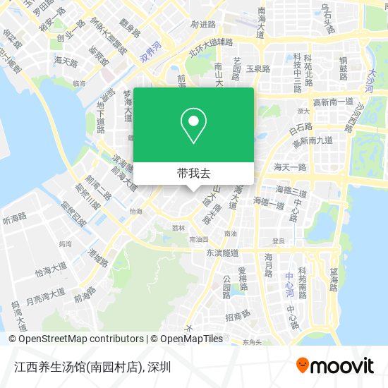 江西养生汤馆(南园村店)地图