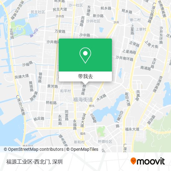 福源工业区-西北门地图