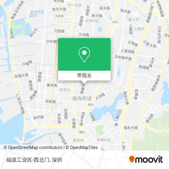 福源工业区-西北门地图