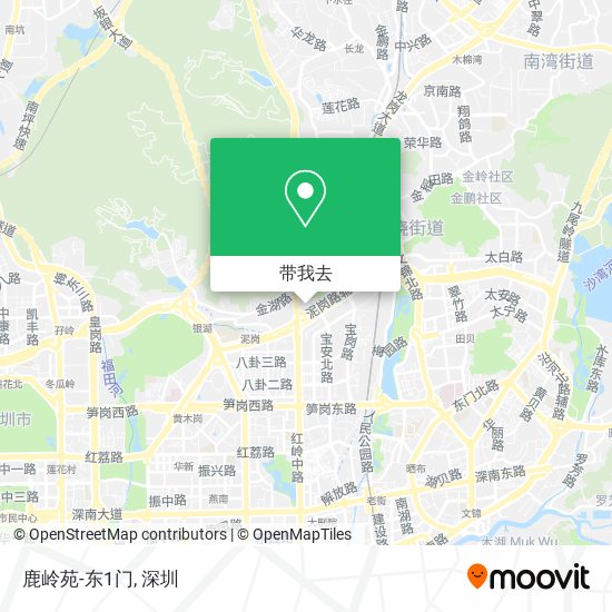 鹿岭苑-东1门地图