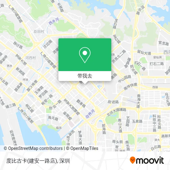度比古卡(建安一路店)地图