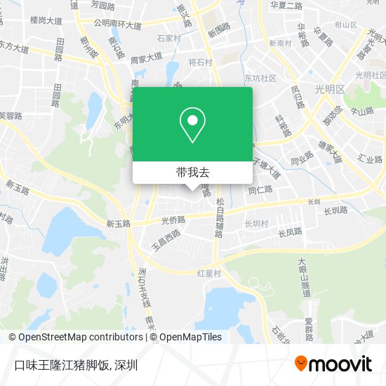口味王隆江猪脚饭地图