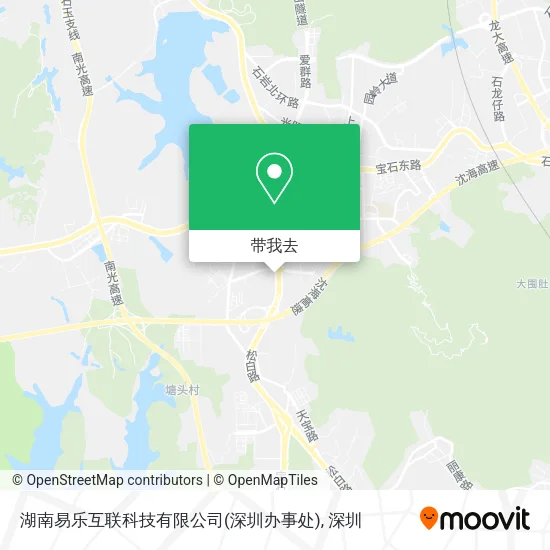 湖南易乐互联科技有限公司(深圳办事处)地图