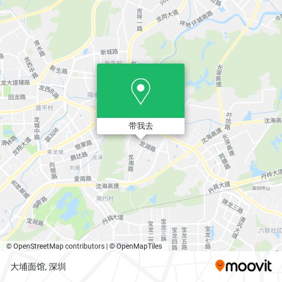 大埔面馆地图