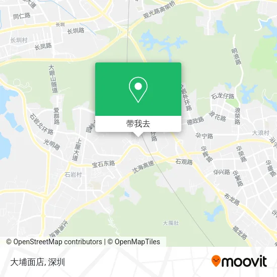 大埔面店地图