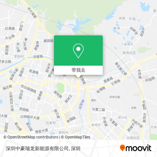 深圳中豪瑞龙新能源有限公司地图