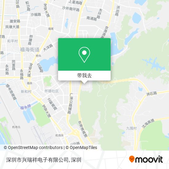 深圳市兴瑞祥电子有限公司地图