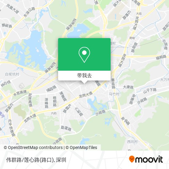伟群路/莲心路(路口)地图