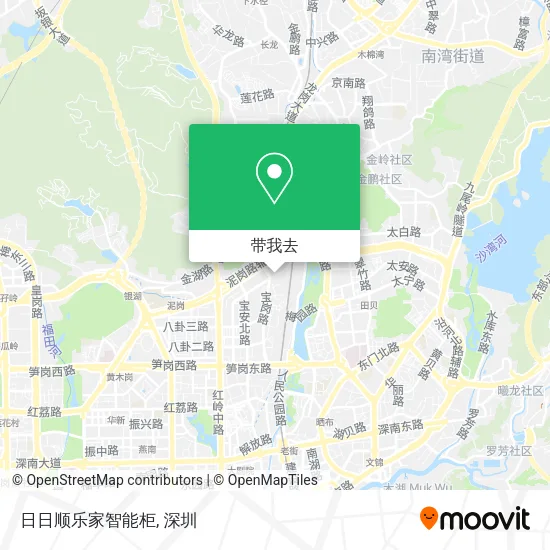 日日顺乐家智能柜地图