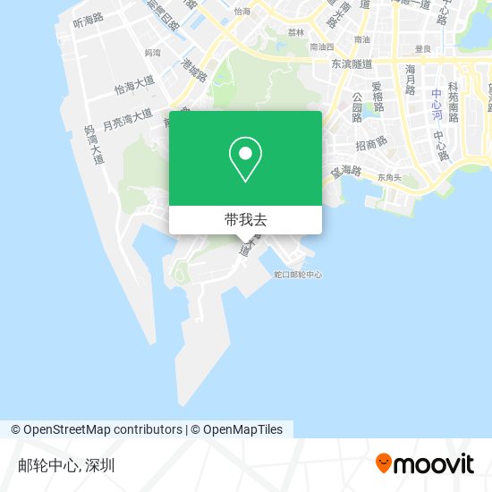 邮轮中心地图