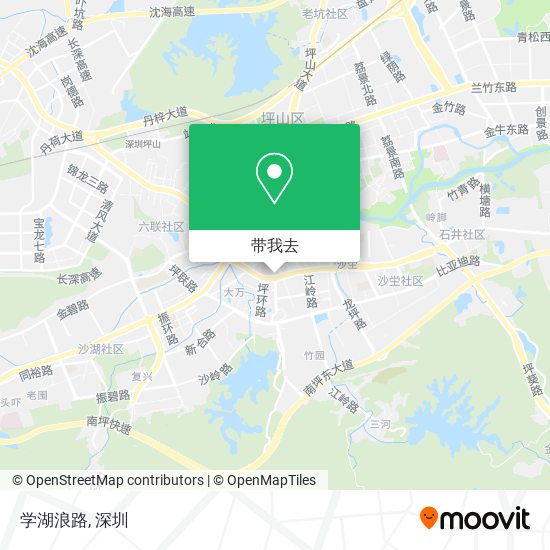 学湖浪路地图