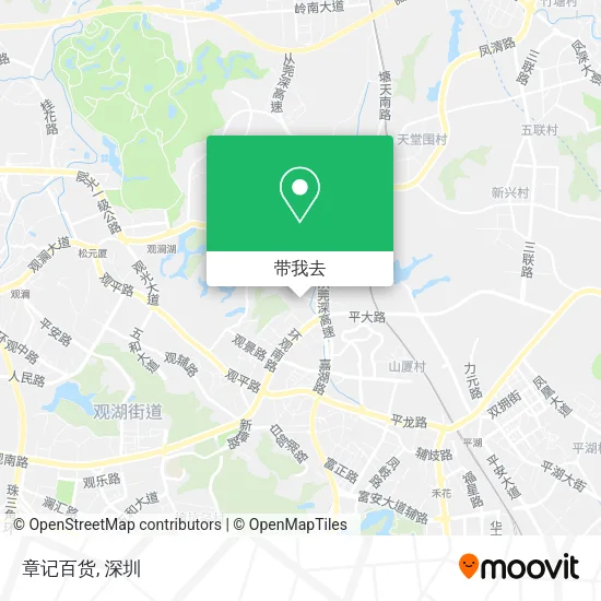章记百货地图