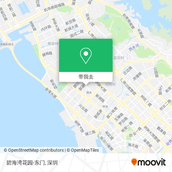 碧海湾花园-东门地图