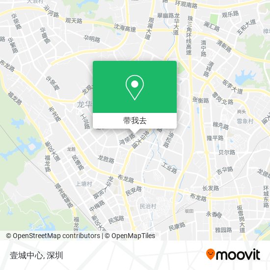 壹城中心地图
