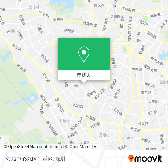 壹城中心九区生活区地图