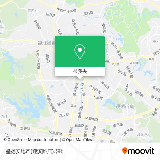 盛德安地产(迎滨路店)地图