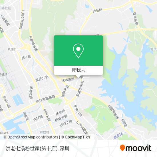 洪老七汤粉世家(第十店)地图