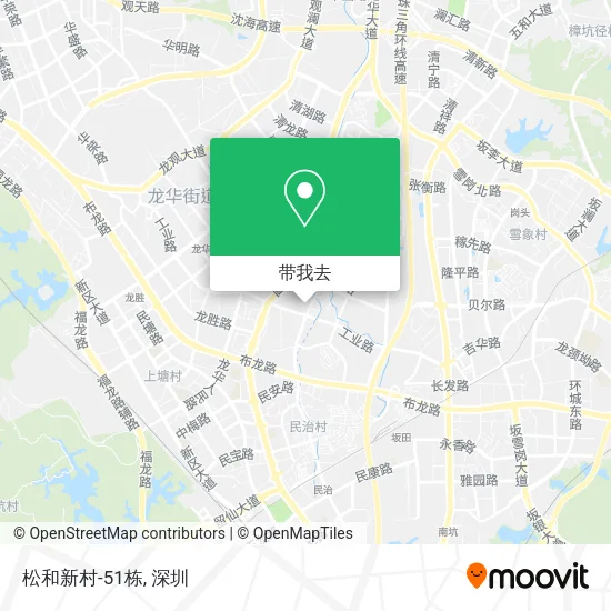 松和新村-51栋地图