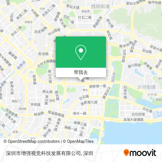 深圳市增强视觉科技发展有限公司地图