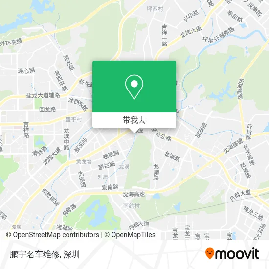 鹏宇名车维修地图