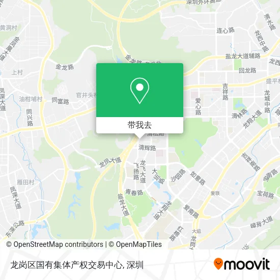 龙岗区国有集体产权交易中心地图