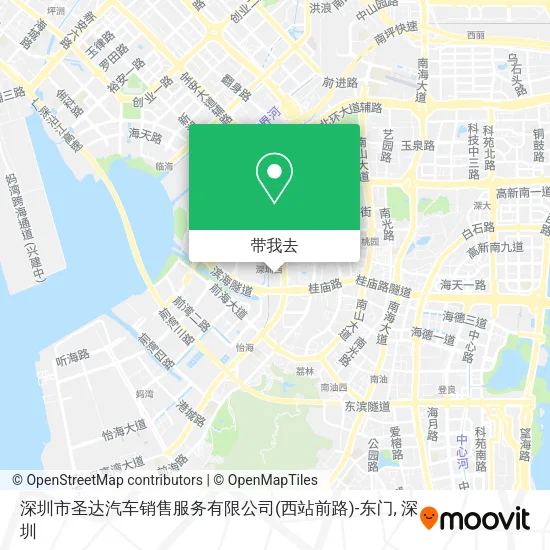 深圳市圣达汽车销售服务有限公司(西站前路)-东门地图