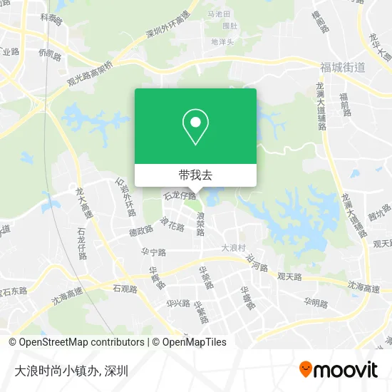 大浪时尚小镇办地图