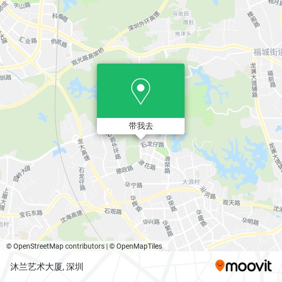 沐兰艺术大厦地图