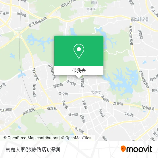 荆楚人家(浪静路店)地图