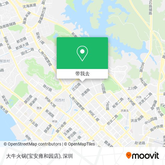 大牛火锅(宝安雍和园店)地图