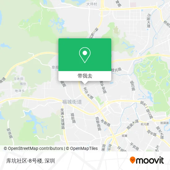 库坑社区-8号楼地图
