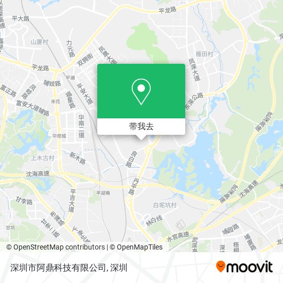 深圳市阿鼎科技有限公司地图