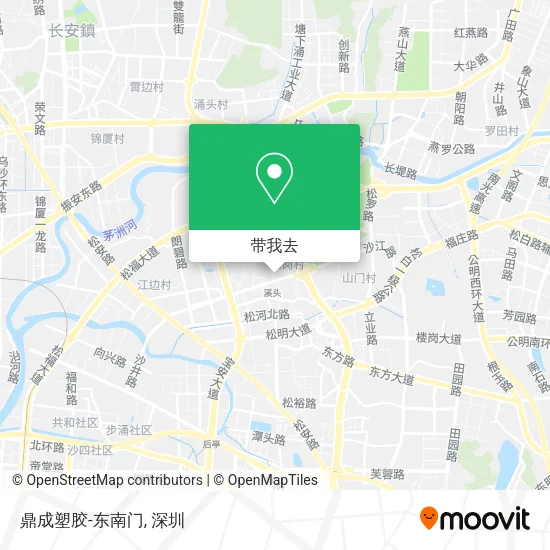 鼎成塑胶-东南门地图