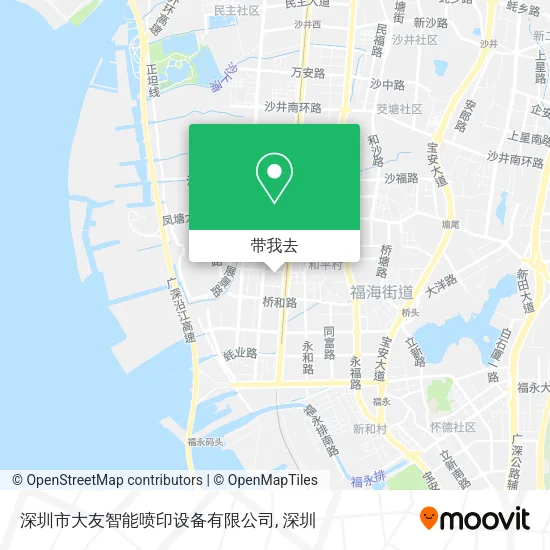 深圳市大友智能喷印设备有限公司地图