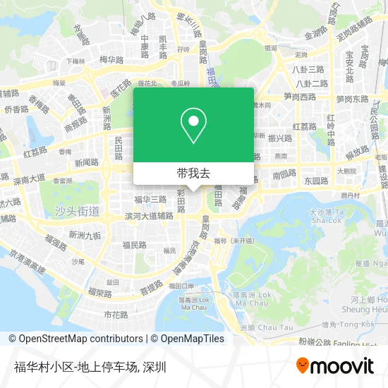 福华村小区-地上停车场地图