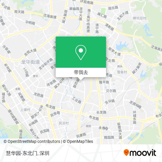 慧华园-东北门地图