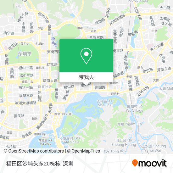 福田区沙埔头东20栋栋地图