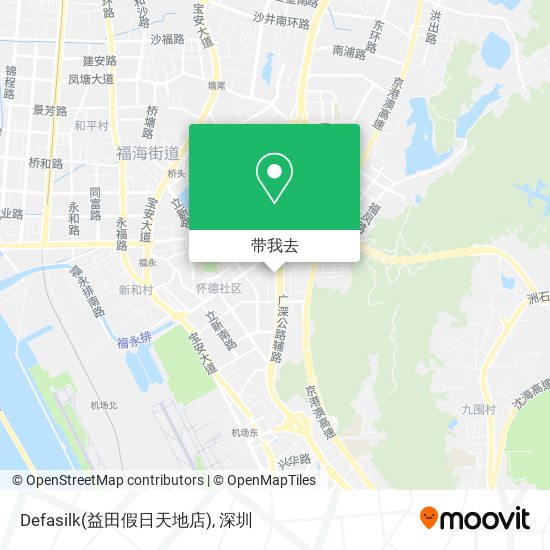 Defasilk(益田假日天地店)地图