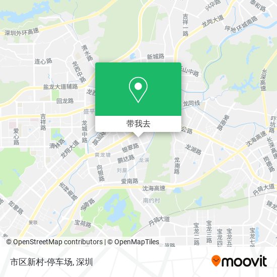 市区新村-停车场地图
