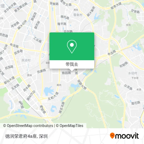 德润荣君府4a座地图