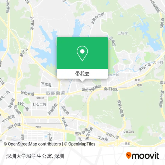 深圳大学城学生公寓地图