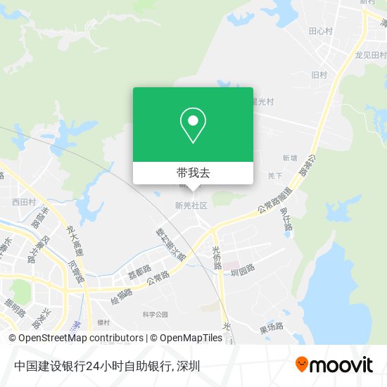 中国建设银行24小时自助银行地图