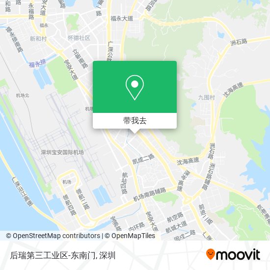 后瑞第三工业区-东南门地图