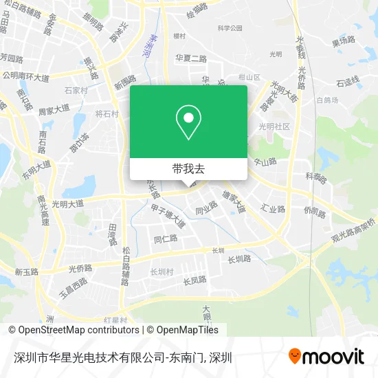深圳市华星光电技术有限公司-东南门地图