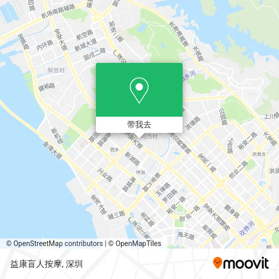 益康盲人按摩地图