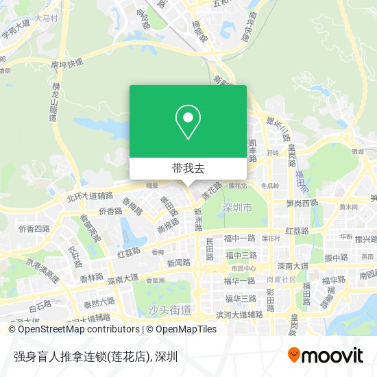 强身盲人推拿连锁(莲花店)地图