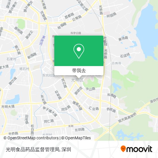 光明食品药品监督管理局地图